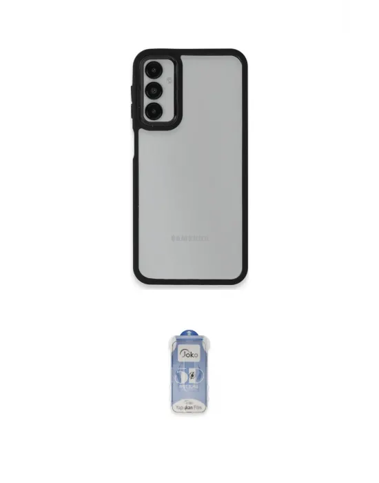 ieg™ Galaxy A24 4G Kılıf Eksen Doku Prime - Siyah Joko Magic 5D Cam