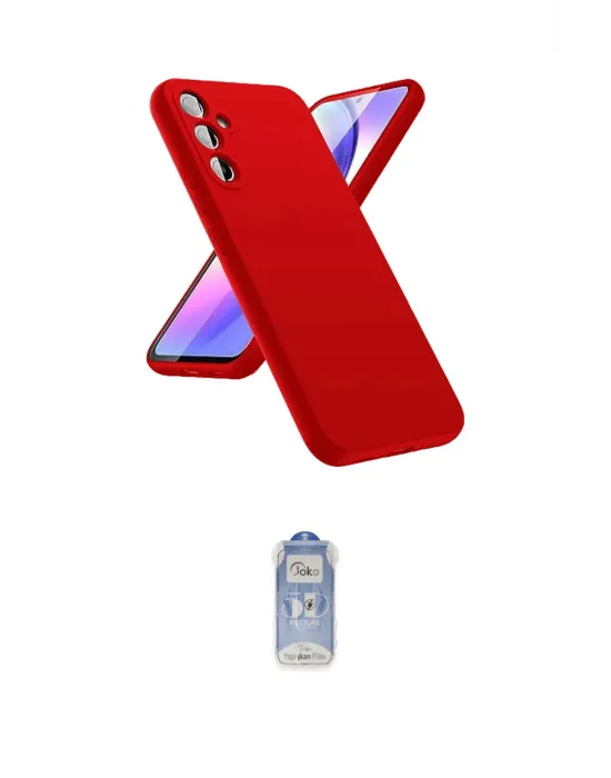 ieg™ Galaxy A24 4G Kılıf Kozmos Yansıma Özel Seri - Siyah Joko Magic 5D Cam