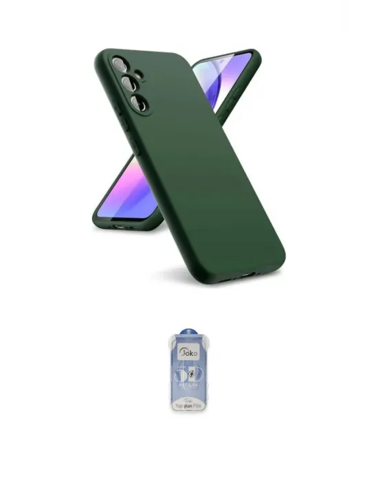 ieg™ Galaxy A24 4G Kılıf Kozmos Yansıma Özel Seri - Siyah Joko Magic 5D Cam