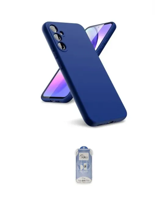 ieg™ Galaxy A24 4G Kılıf Kozmos Yansıma Özel Seri - Siyah Joko Magic 5D Cam