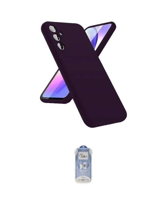 ieg™ Galaxy A24 4G Kılıf Kozmos Yansıma Özel Seri - Siyah Joko Magic 5D Cam