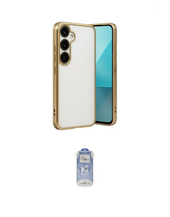 ieg™ Galaxy A24 4G Kılıf Vadi Minimal - Siyah Joko Magic 5D Cam