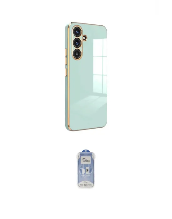 ieg™ Galaxy A24 4G Kılıf Yankı Serisi - Siyah Joko Magic 5D Cam