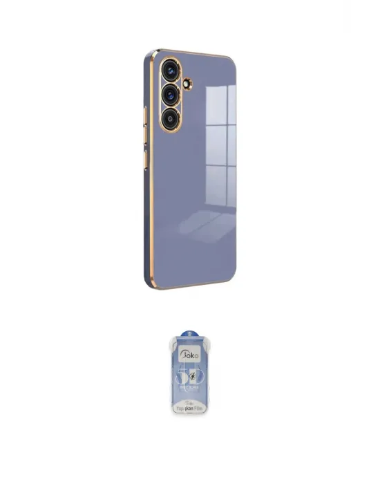 ieg™ Galaxy A24 4G Kılıf Yankı Serisi - Siyah Joko Magic 5D Cam