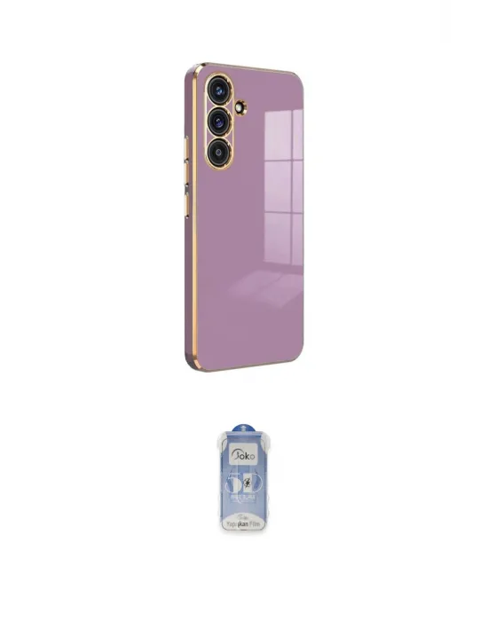 ieg™ Galaxy A24 4G Kılıf Yankı Serisi - Siyah Joko Magic 5D Cam