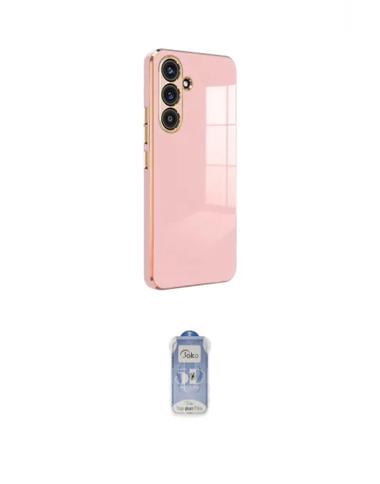 ieg™ Galaxy A24 4G Kılıf Yankı Serisi - Siyah Joko Magic 5D Cam