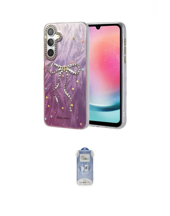ieg™ Galaxy A24 4G Kılıf Zirve Modern Prime - Siyah Joko Magic 5D Cam