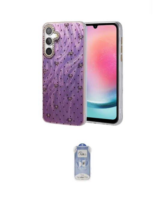 ieg™ Galaxy A24 4G Kılıf Zirve Modern Prime - Siyah Joko Magic 5D Cam