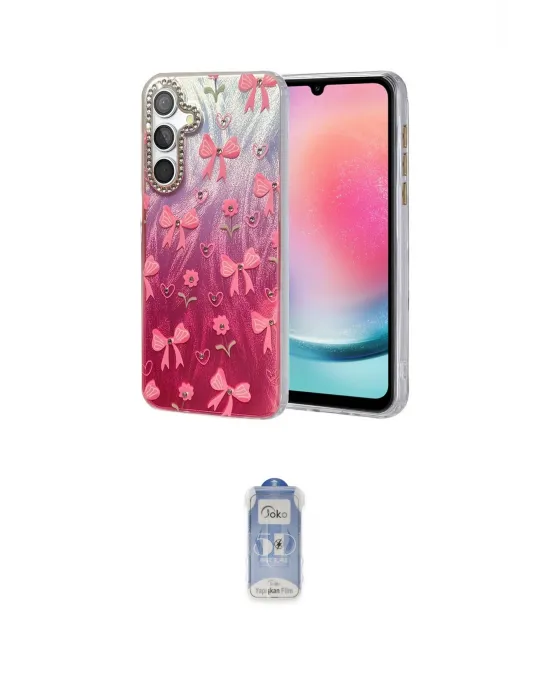 ieg™ Galaxy A24 4G Kılıf Zirve Modern Prime - Siyah Joko Magic 5D Cam