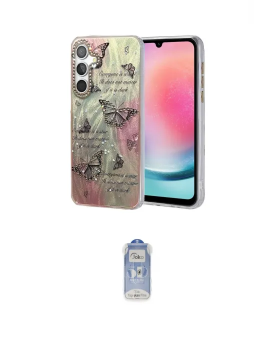 ieg™ Galaxy A24 4G Kılıf Zirve Modern Prime - Siyah Joko Magic 5D Cam