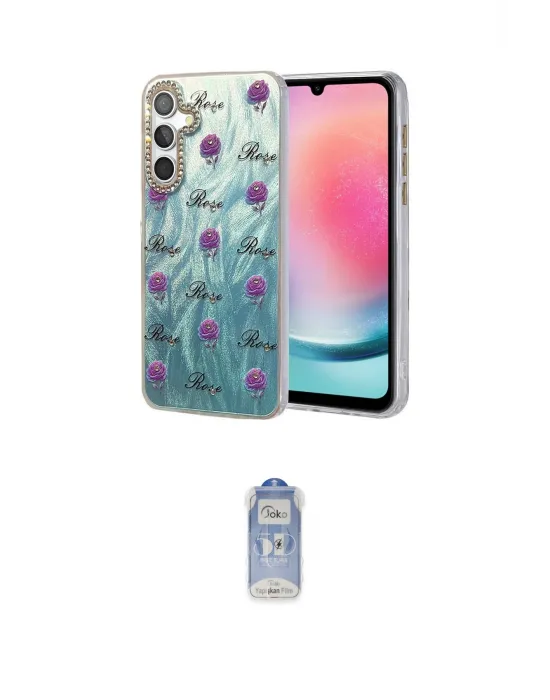 ieg™ Galaxy A24 4G Kılıf Zirve Modern Prime - Siyah Joko Magic 5D Cam