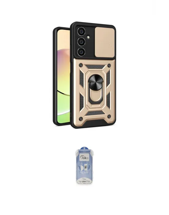 ieg™ Galaxy A25 5G Kılıf Ahenk Klasik - Siyah Joko Magic 5D Cam