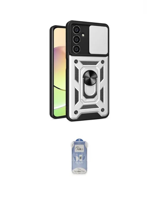ieg™ Galaxy A25 5G Kılıf Ahenk Klasik - Siyah Joko Magic 5D Cam