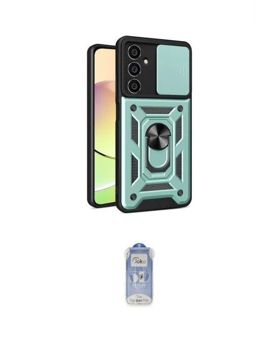 ieg™ Galaxy A25 5G Kılıf Ahenk Klasik - Siyah Joko Magic 5D Cam