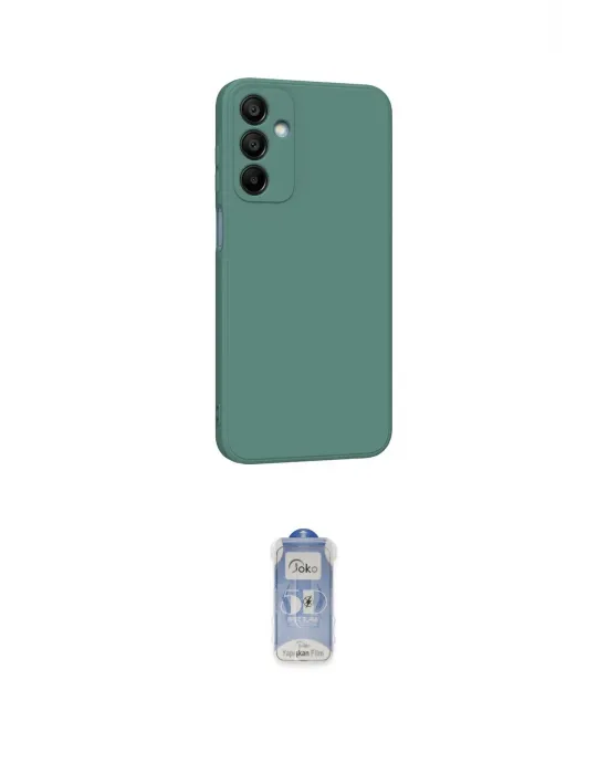 ieg™ Galaxy A25 5G Kılıf Kozmos Yansıma Özel Seri - Siyah Joko Magic 5D Cam