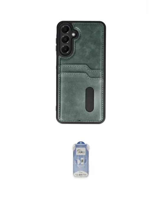 ieg™ Galaxy A25 5G Kılıf Yörünge Işık Serisi - Siyah Joko Magic 5D Cam