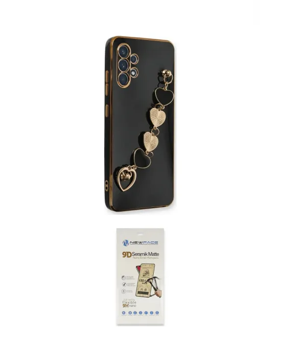 ieg™ Galaxy A32 Kılıf Nova Işık Prime - Siyah Mat Seramik Nano Ekran Koruyucu