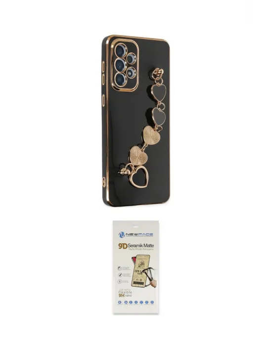 ieg™ Galaxy A33 5G Kılıf Nova Işık Prime - Siyah Mat Seramik Nano Ekran Koruyucu