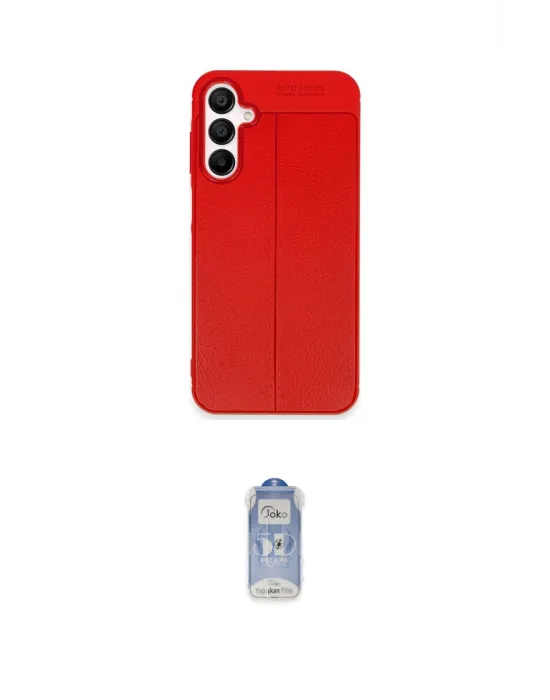 ieg™ Galaxy A35 5G Kılıf Doruk Klasik Özel Seri - Siyah Joko Magic 5D Cam