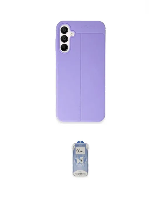 ieg™ Galaxy A35 5G Kılıf Doruk Klasik Özel Seri - Siyah Joko Magic 5D Cam