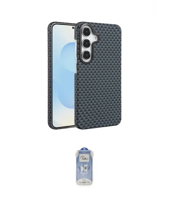 ieg™ Galaxy A35 5G Kılıf Doruk Serisi - Siyah Joko Magic 5D Cam