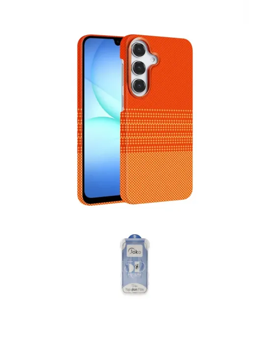 ieg™ Galaxy A35 5G Kılıf Doruk Serisi - Siyah Joko Magic 5D Cam
