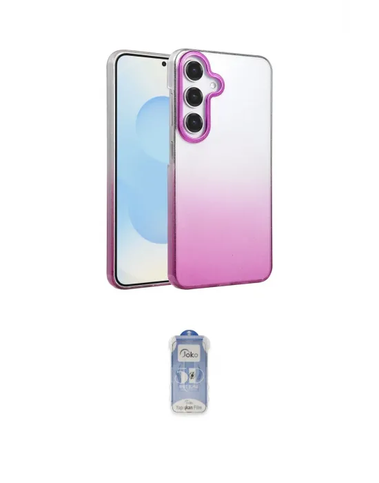 ieg™ Galaxy A35 5G Kılıf Kıvılcım Minimal Özel Seri - Siyah Joko Magic 5D Cam