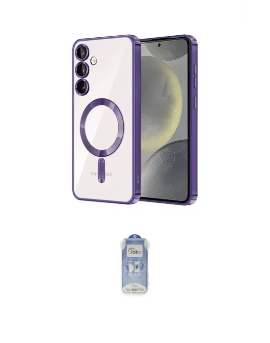 ieg™ Galaxy A35 5G Kılıf Nova Işık Özel Seri - Siyah Joko Magic 5D Cam