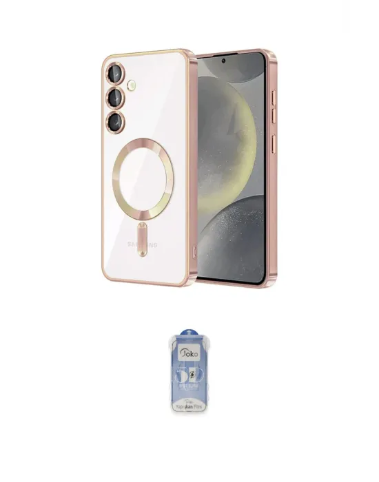 ieg™ Galaxy A35 5G Kılıf Nova Işık Özel Seri - Siyah Joko Magic 5D Cam