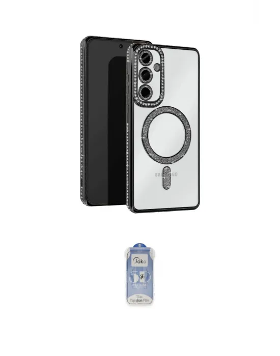ieg™ Galaxy A35 5G Kılıf Zirve Doku Prime - Siyah Joko Magic 5D Cam