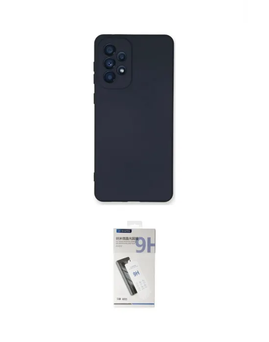 ieg™ Galaxy A53 5G Kılıf Ahenk Serisi - Şeffaf Uv Polymer Nano Ekran Koruyucu