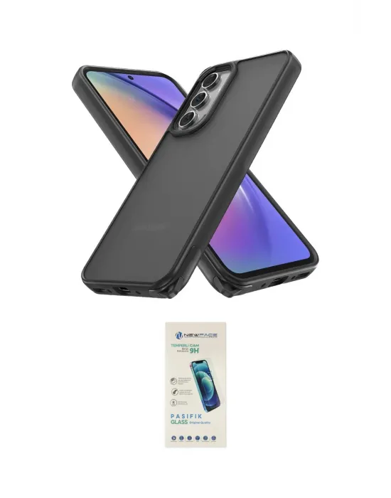 ieg™ Galaxy A54 5G Kılıf Atlas Form - Şeffaf Pasifik Cam Ekran Koruyucu