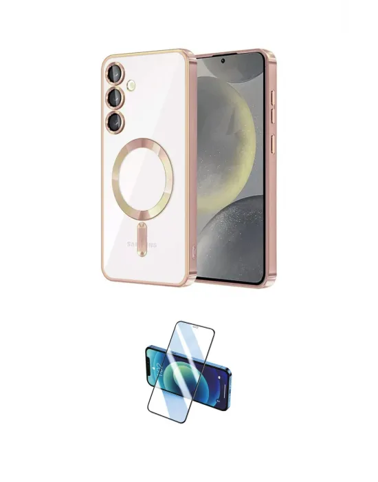 ieg™ Galaxy A54 5G Kılıf Nova Işık Özel Seri - Siyah 3D Antistatik Seramik Nano Ekran Koruyucu