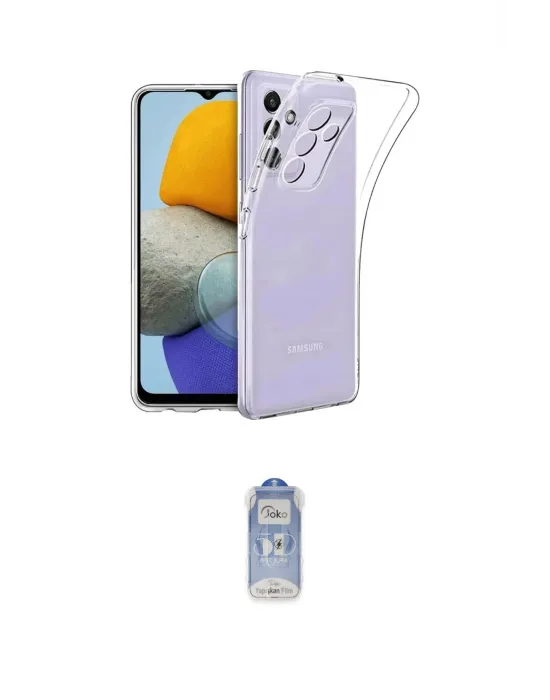 ieg™ Galaxy A54 5G Kılıf Zirve Doku - Siyah Joko Magic 5D Cam
