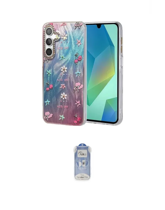 ieg™ Galaxy A54 5G Kılıf Zirve Modern Prime - Siyah Joko Magic 5D Cam