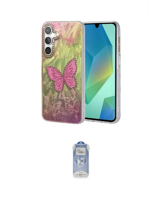 ieg™ Galaxy A54 5G Kılıf Zirve Modern Prime - Siyah Joko Magic 5D Cam