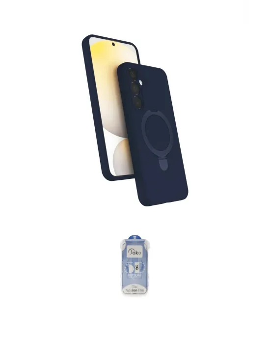 ieg™ Galaxy A55 5G Kılıf İz Işık Koleksiyonu - Siyah Joko Magic 5D Cam
