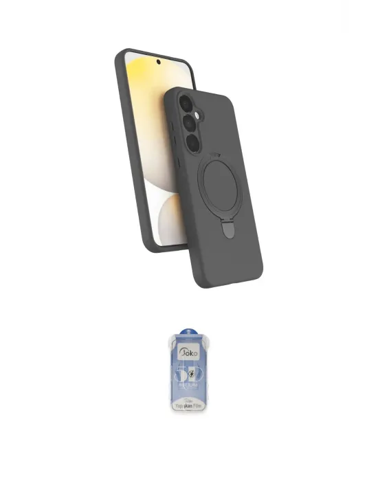 ieg™ Galaxy A55 5G Kılıf İz Işık Koleksiyonu - Siyah Joko Magic 5D Cam