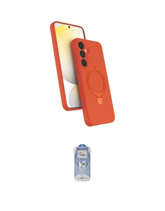 ieg™ Galaxy A55 5G Kılıf İz Işık Koleksiyonu - Siyah Joko Magic 5D Cam