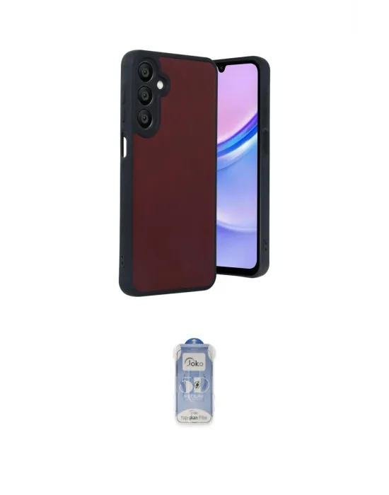 ieg™ Galaxy A55 5G Kılıf Kıvılcım Işık Serisi - Siyah Joko Magic 5D Cam