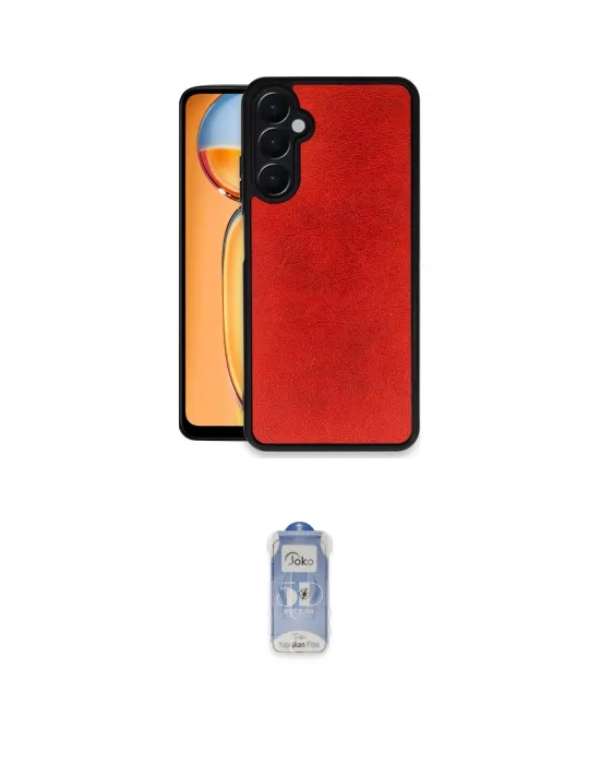 ieg™ Galaxy A55 5G Kılıf Kıvılcım Işık Serisi - Siyah Joko Magic 5D Cam