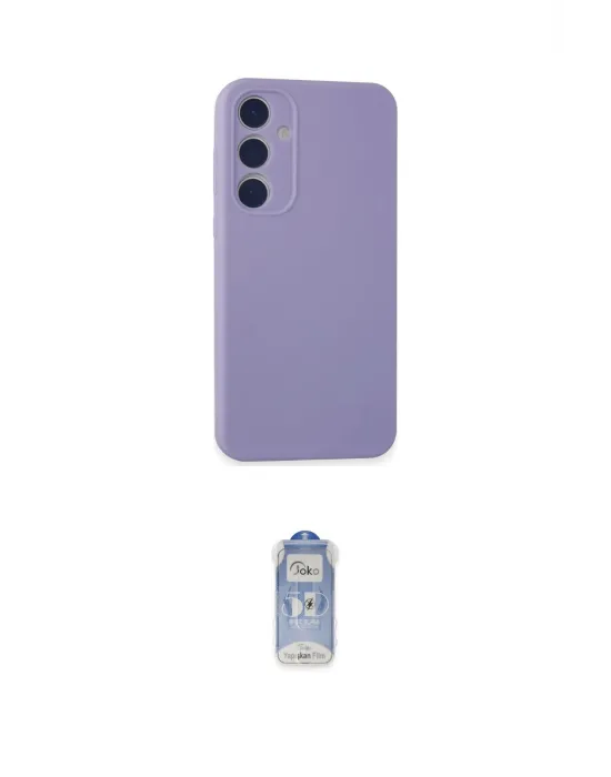 ieg™ Galaxy A55 5G Kılıf Kozmos Yansıma Özel Seri - Siyah Joko Magic 5D Cam