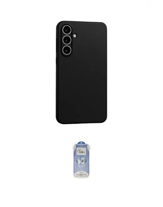 ieg™ Galaxy A55 5G Kılıf Kozmos Yansıma Özel Seri - Siyah Joko Magic 5D Cam