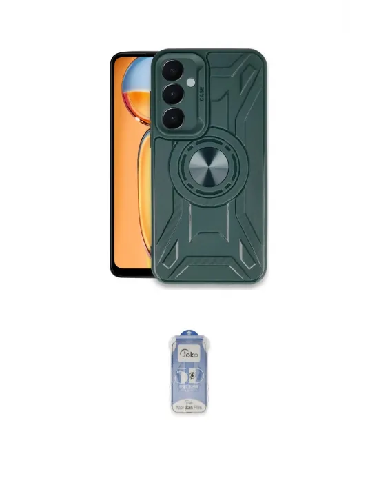 ieg™ Galaxy A55 5G Kılıf Nova Yansıma Prime - Siyah Joko Magic 5D Cam
