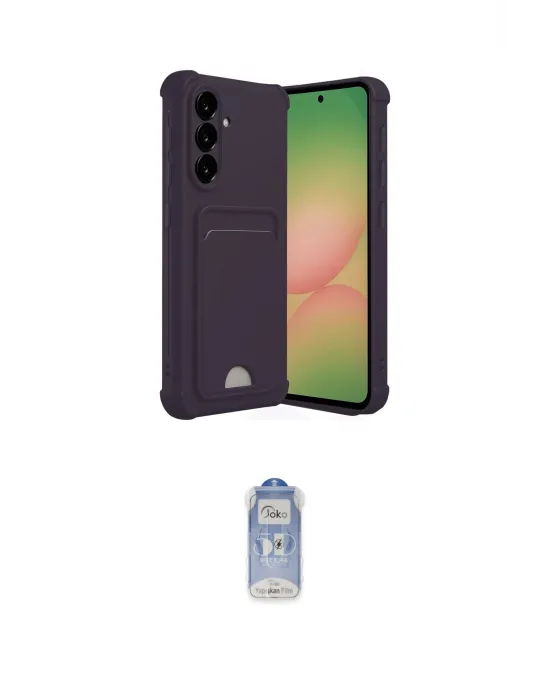ieg™ Galaxy A55 5G Kılıf Vadi Çizgi Prime - Siyah Joko Magic 5D Cam
