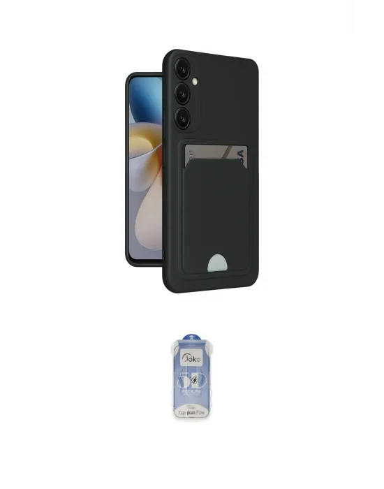 ieg™ Galaxy A55 5G Kılıf Vadi Çizgi Prime - Siyah Joko Magic 5D Cam