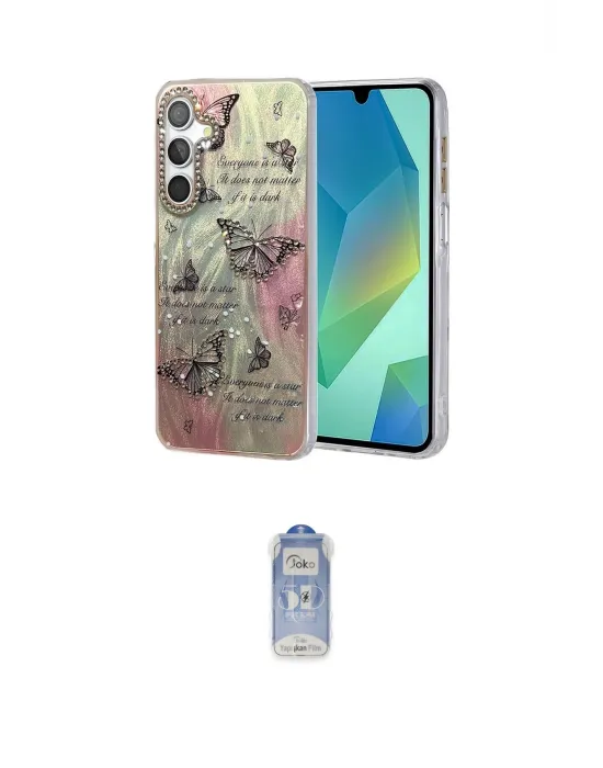 ieg™ Galaxy A55 5G Kılıf Zirve Modern Prime - Siyah Joko Magic 5D Cam
