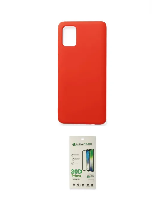ieg™ Galaxy A71 Kılıf Ahenk Serisi - Siyah 20D Premium Cam Ekran Koruyucu