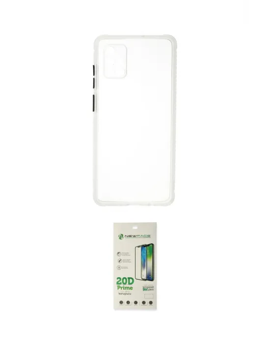 ieg™ Galaxy A71 Kılıf Nova Asil Özel Seri - Siyah 20D Premium Cam Ekran Koruyucu