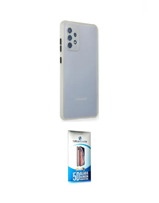 ieg™ Galaxy A72 Kılıf Nova Asil Özel Seri - Siyah 5D Eko Cam Ekran Koruyucu